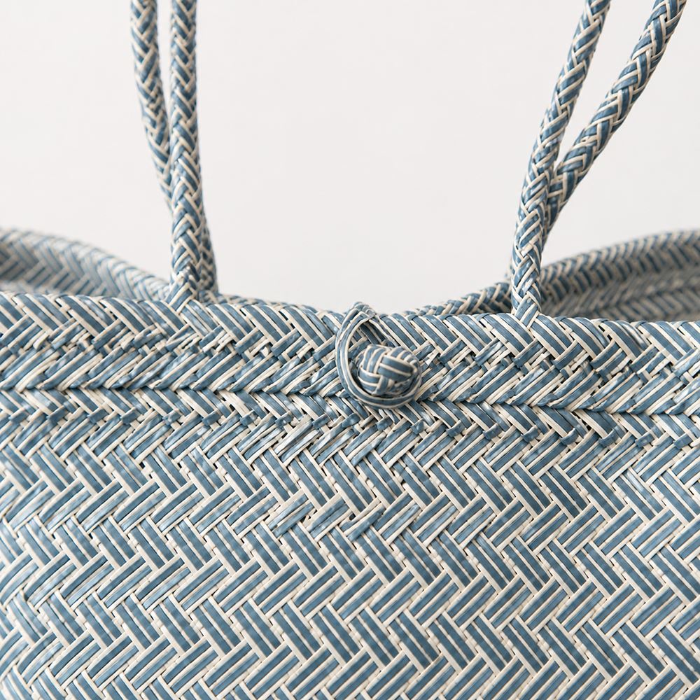 Recycled Plastic Woven Beach/Tote Long Strapped Bag, Large - image 8