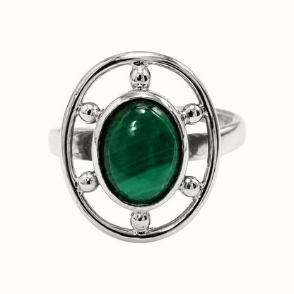 Silver-Plated Adjustable Ring (#13)