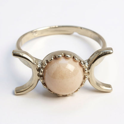 Adjustable Ring, 0.5cm Gemstone