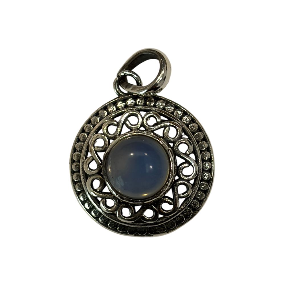 Silver-Plated Pendant (without Chain) (#03), 2x2cm