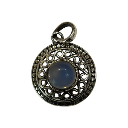 Silver-Plated Pendant (without Chain) (#03), 2x2cm