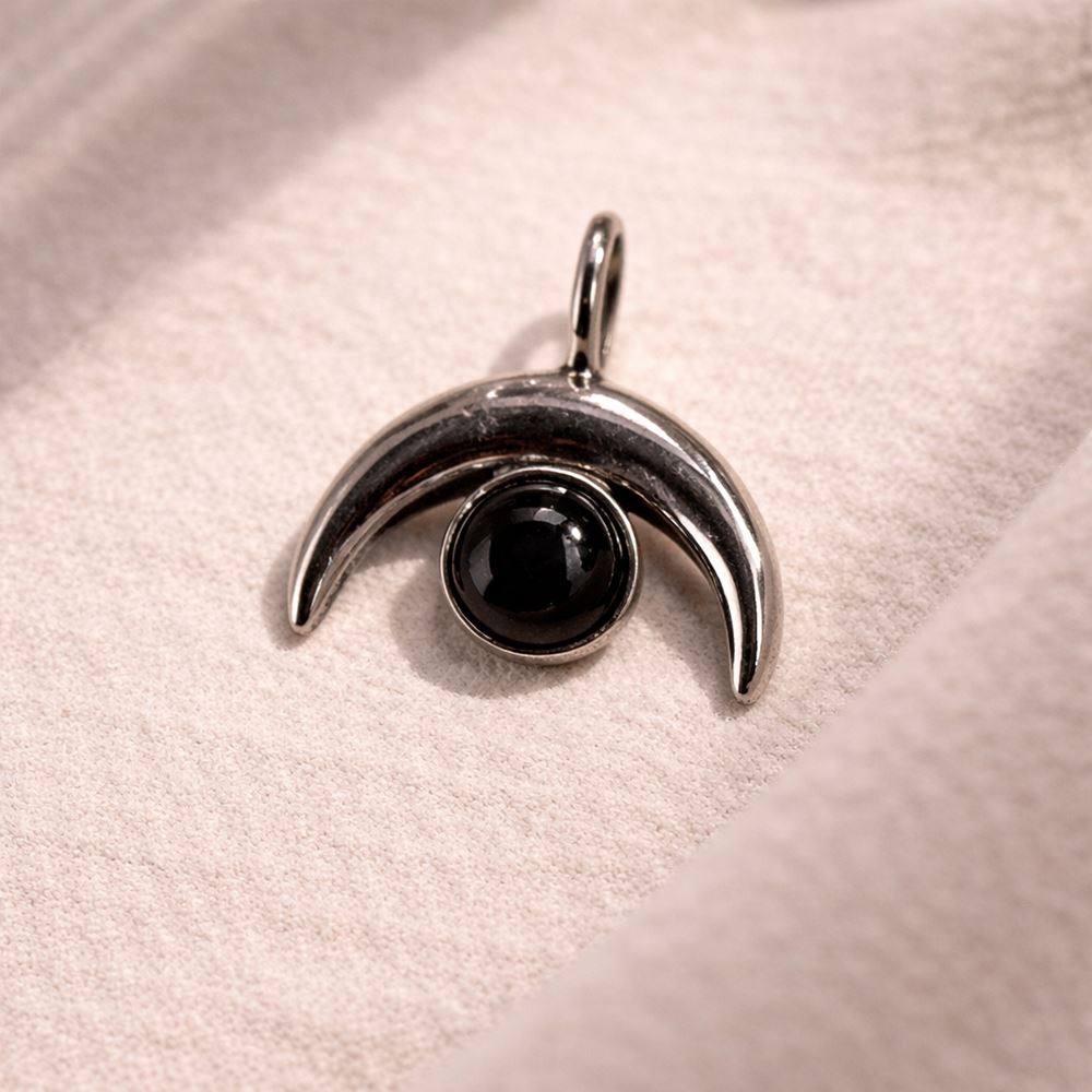 Silver-Plated Pendant (without Chain) (#06), 2.5x1.5cm