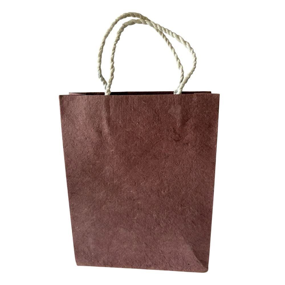 Mulberry Paper Gift Bag, Assorted Plain Colour, 15x19x5.5cm, Single