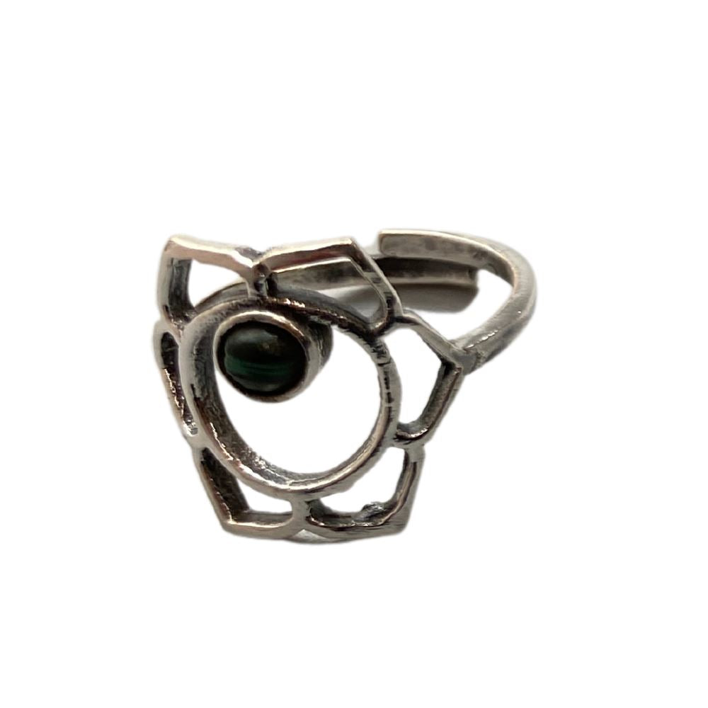 Silver-Plated Adjustable Ring (#20)