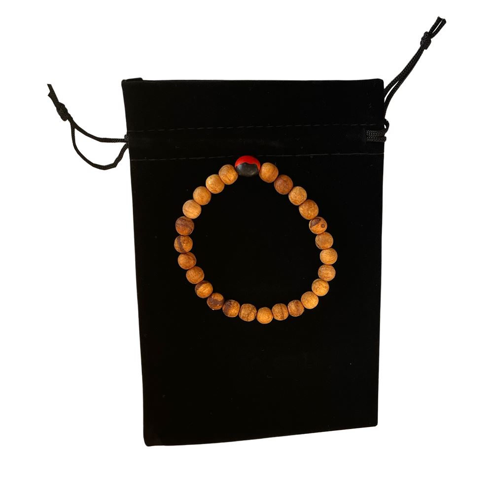 Palo Santo and Huayruro Stretch Bracelet