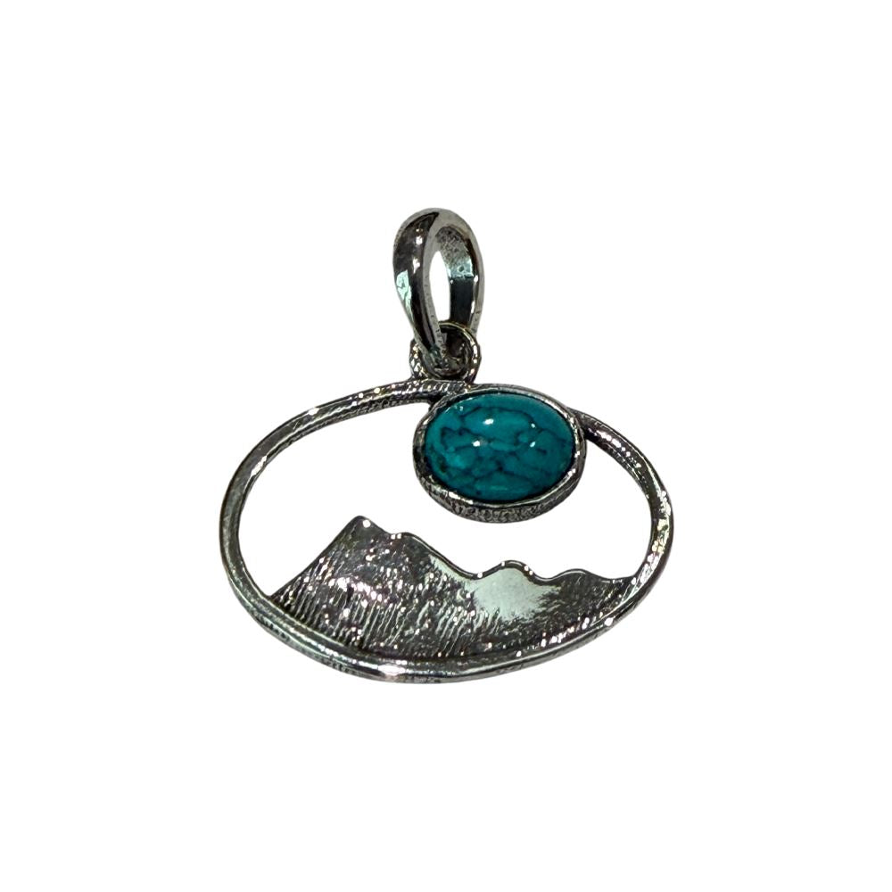 Silver-Plated Pendant (without Chain) (#02), 2.5x1.5cm