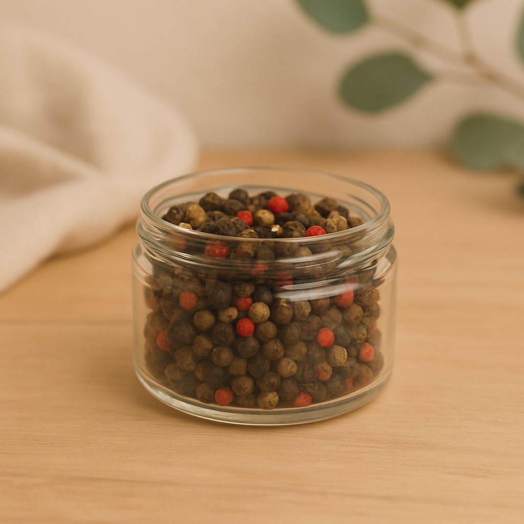 Glass Jar with Metal Lid, 200ml, 7.5x5cm