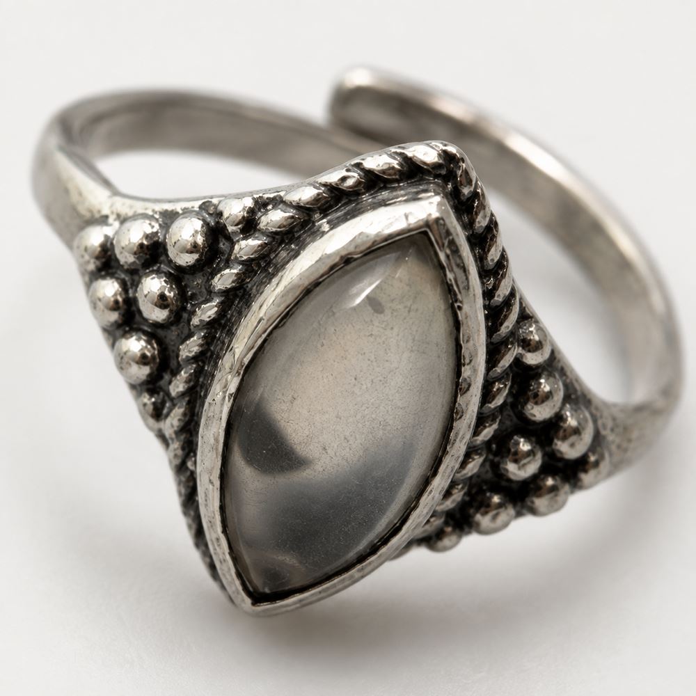 Silver-Plated Adjustable Ring (#01)
