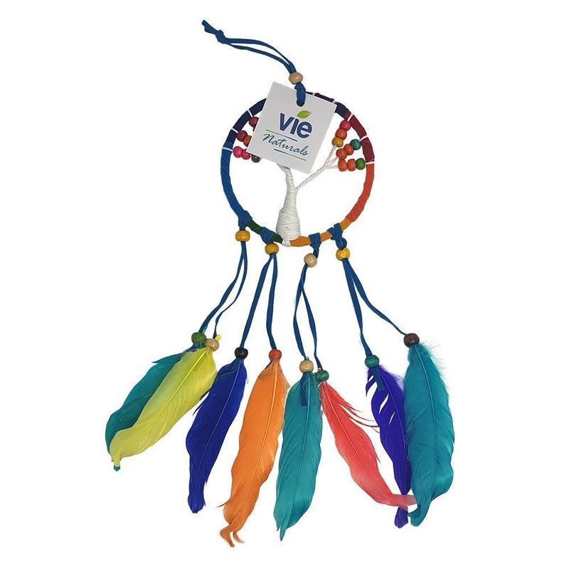 Tree of Life Dream Catcher, 9cm, Rainbow