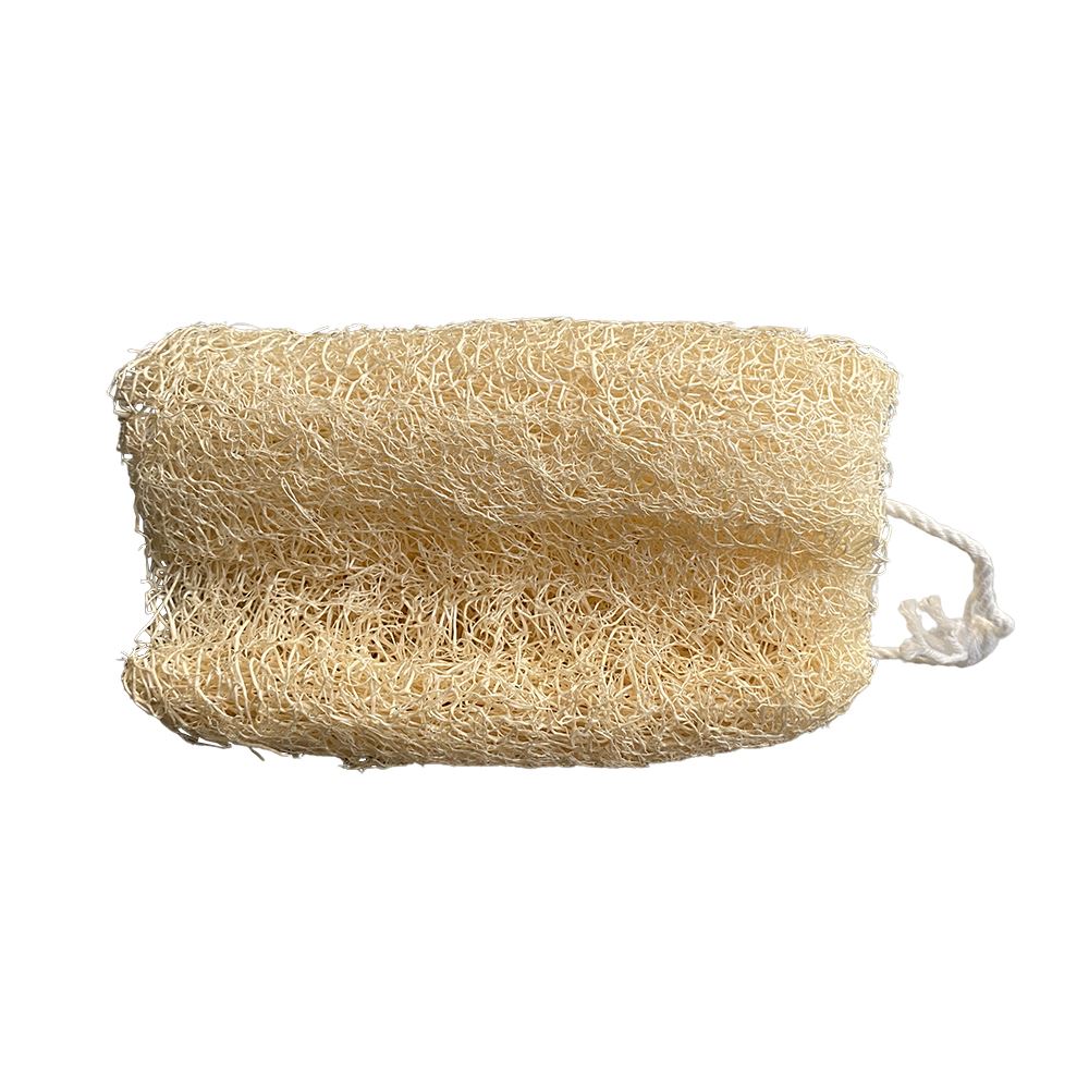 Natural Loofah with Hanging String, 13x5x5cm