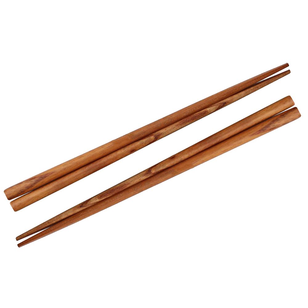Mahogany Chopsticks, 4 Pairs, 24cm