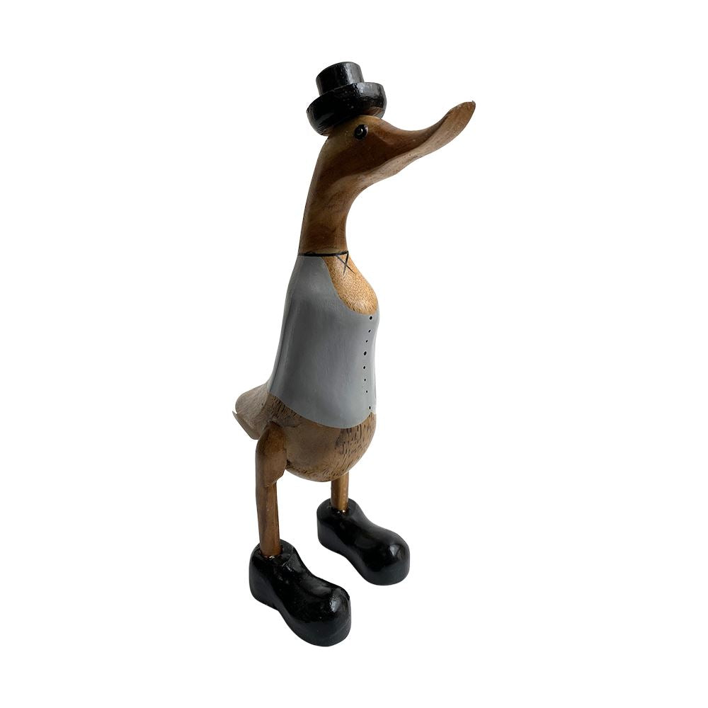 Suited Duck, 25x10x10cm