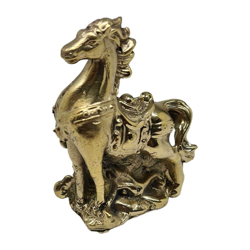 Brass Figurines, Shiny Finish, Horse