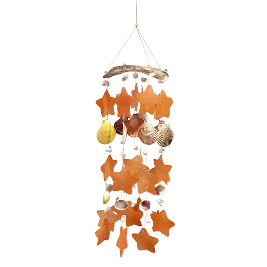 Capiz & Seashell Wind Chime, 55cm Hanging Height