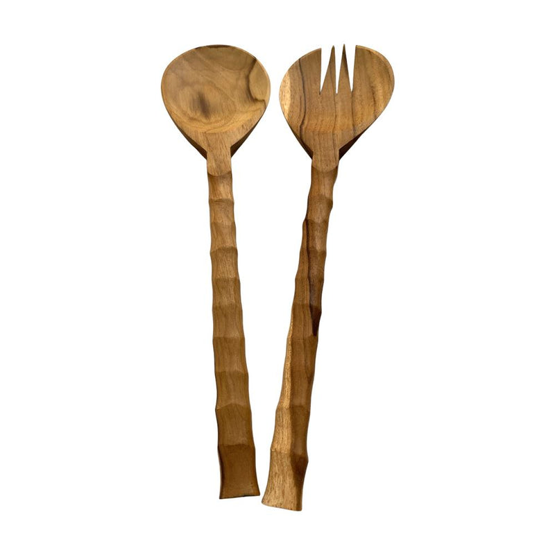 Salad Servers, Teak Wood, 30x7cm